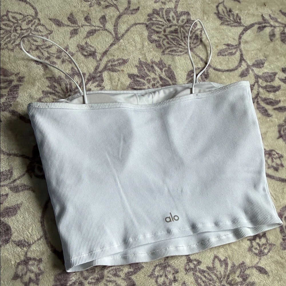 Alo Goddess Ribbed Bandeau Large